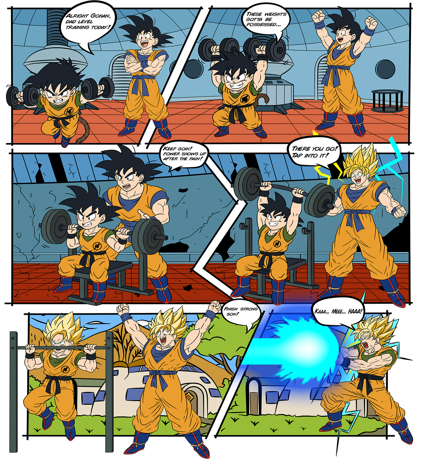 DBZ Comic Hope Tee (SPORT)